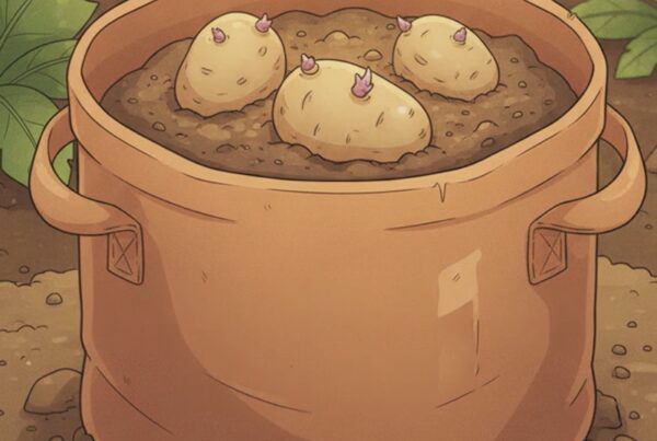 grow bags and potato hilling