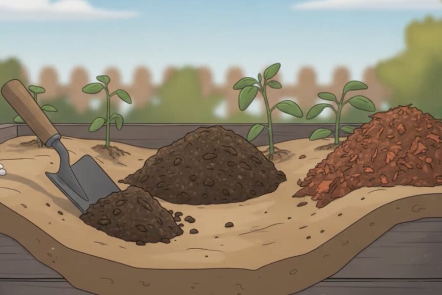 how much compost