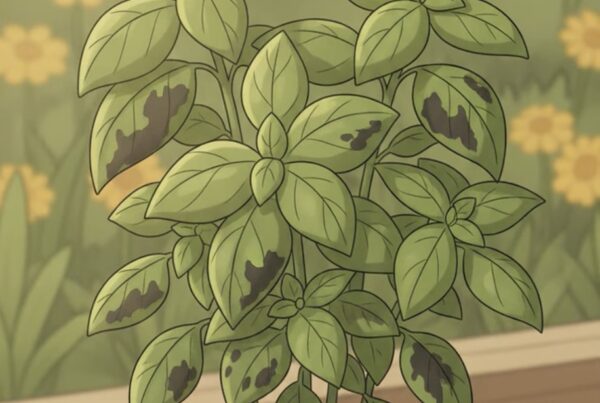 how to fix black basil