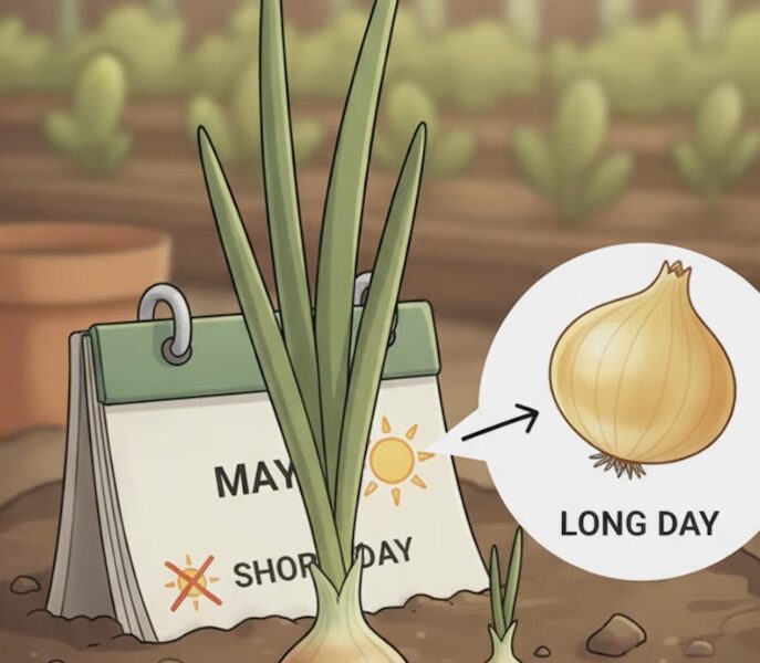 onions not forming bulbs