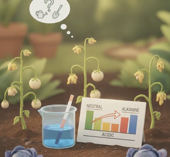 garden soil too acidic